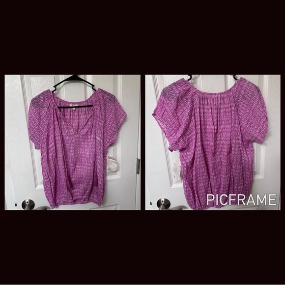 SOFT JOIS SIZE SMALL PINK & white shirt NEW w/ TAGS - Picture 2 of 8